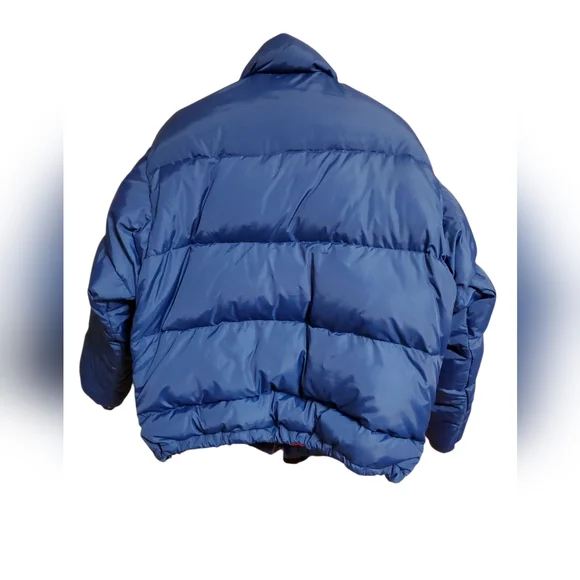 Mens Columbia Vibrant Blue Down Insulated Jacket Size Medium - Picture 3 of 4